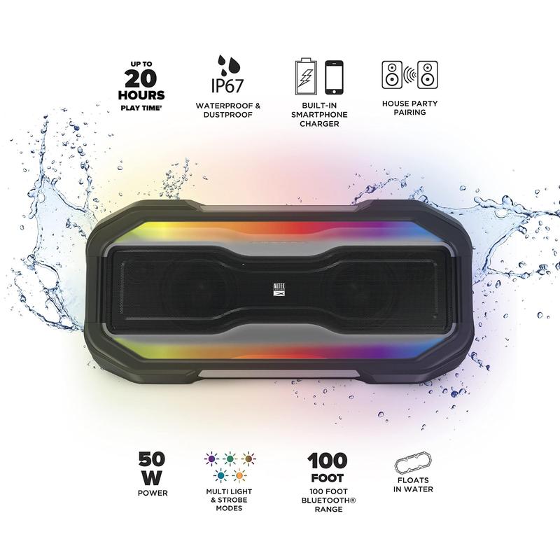 ALTEC LANSING IMW999 RockBox XLワイヤレススピーカ Caixa de Som Bluetooth Sem Fio Altec Lansing ROCKBOX XL - Caixa de